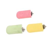 SUPVOX 3pcs Parrot Perch Stand with Textured Grip Surface for Parakeets and Small Birds Natural Claw Filing Bird Perches for Cage Training and Climbing for Cockatiels and Parrots
