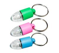 SUPVOX 3pcs Pet Luminous Hanging Pendants for Night Safety Light Decors for Dogs and Cats Outdoor Glow Collars with Blue Green Pink Colors for Walking and Training
