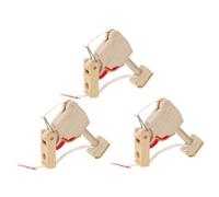 SUPVOX 3pcs Piano Hammer Butt Wooden Replacement Hammer Butt Parts for Vertical Piano Keyboards Mechanism Repairs Accessories