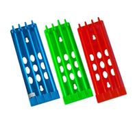 SUPVOX 3pcs Pigeon Leg Ring Holder Rack Durable Bird Foot Rings Stand for Racing Pigeons Compact Storage for Poultry Management and Breeding Needs