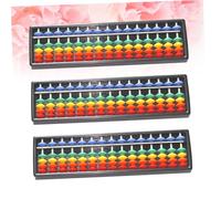 SUPVOX 3pcs Plastic Abacus for Portable Arithmetic Tool Lightweight Learning for Early Math Education and Mental Calculation Practice