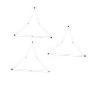 SUPVOX 3pcs Polygonal Stitching Strip Tool for Math Learning Flexible Educational Geometry Strips Engaging Primary Middle School Experiment Kit