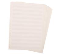 SUPVOX 3pcs Portable Five Line Staff Notation Practice Notebooks Wide Spacing Blank Sheet Music Manuscript Paper for Beginners Per Notebook Suitable for Guitar Piano Music