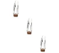 SUPVOX 3pcs Professional Clarinet Mouthpiece Transparent Fits Clarinet No Chips Bite Marks for Musicians