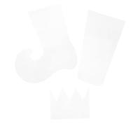 SUPVOX 3PCS Quilting Template Set for Christmas Stockings, 8-Inch Acrylic Sewing Rulers for Patchwork and Holiday Sewing Crafts