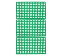 SUPVOX 3pcs Rabbit Cage Mats round Holes Anti-bite Plastic Foot Pads 30x50cm Universal Bunny Cage Bottom Liners for Small Animals