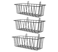 SUPVOX 3pcs Rabbit Hay Feeder Small Animal Iron Holder Hanging Cage Food Basket for Guinea Pigs Bunnies Ferrets with Easy Installation and Space Saving Design