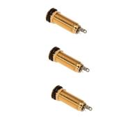 SUPVOX 3pcs Replace Noisy Jack Flush Mount Metal Output Jack for Electric Guitar Bass Cable Socket