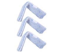 SUPVOX 3pcs Reusable Window Cleaning Scrubber Replacement Pads 35cm Squeegee Scrubber Cleaning Sleeves for Glass Mirror Window Washer Refills Household