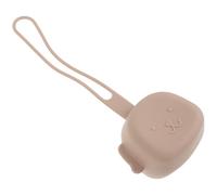 SUPVOX 3pcs Silicone Dog Pacifier Storage Bag Portable Food-Grade Case for Outdoor Use Keeps Pacifiers for Diaper Bag Accessories