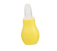 SUPVOX 3pcs Silicone Nose Cleaner Bulb Nasal Mucus Vacuum for Newborns Easy to Clean Soft Tip Care Yellow Pink Blue