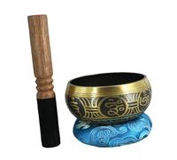 SUPVOX 3pcs Singing Bowl Meditation Set Tibetan Bowl Wooden Mallet and Cushion for Yoga and Sound Healing