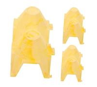SUPVOX 3pcs Small Reptile Hide Cave for Terrariums Humid Amphibian Shelter and Feeding Box Natural Habitat Decor for Geckos Crickets Snakes and Small Reptiles