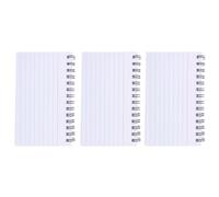 SUPVOX 3pcs Small Spiral Notepad Index Cards with Ring, Pocket-sized White Memo Pads for Students and Teachers, Portable Daily Plan Notepads for Study and Note Taking