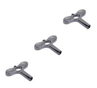SUPVOX 3pcs Square Screw Mouth Drum Key Lightweight Motion Drum Tuning Wrench for Easy Drumhead Changes Design Inner Ergonomic Black Finish