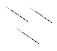 SUPVOX 3pcs Stainless Steel Pet Remover Tool Removal Includes Sided Remover and Hook Non- Handle Portable for Dogs Cats and Other Pets
