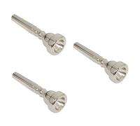 SUPVOX 3pcs Trumpet Replacement Mouthpiece for Trumpet Mouthpiece for Silver Polish Finish Professional for Playing