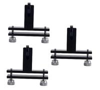 SUPVOX 3pcs Violin Bridge Machine for Accurate Fitting of Bridge Feet Luthier Tool for Violin Repair and Long Model Black