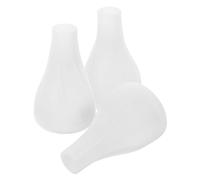 SUPVOX 3Pcs White Water Can Spray Head Adapter for Gardening Bonsai and Indoor Plants Durable Sprinkler Nozzle with Fine Even Water Flow