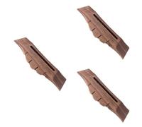 SUPVOX 3pcs Wooden Classical Guitar Bridge for Guitar Bass Musical Instrument