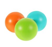 SUPVOX 3pcs Wooden Croquet Balls Natural Pine Balls for Family Outdoor Fun Lightweight Durable for Garden Games and Elasticity for Adults