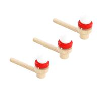 SUPVOX 3Pcs Wooden Floating Blowing Playthings Educational Cognitive for Adults Parent Outdoor Fun Enhancing Communication and Interaction