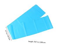 SUPVOX 3pcs Yoga Stretch Bands Non Slip Elastic Resistance Straps for Flexibility Training and Strength Exercises in Pink Purple Blue