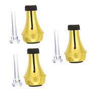 SUPVOX 3sets Beginner Trumpet Mute Set Lightweight Silencer Compact Design for Easy Installation for Practice and Tone Control Includes Trumpet Mouthpiece and Mini Mute