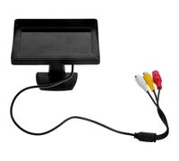 SUPVOX 4.3 Inch Car Monitor Screen Multi-functional Applications with Dual Av Input, Lcd Display Abs Material, 480xrgbx272 Resolution for Rear View Backup Camera Suitable for Vehicle