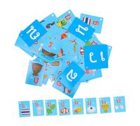 SUPVOX 4 Boxes Thai Flash Cards for Early Education Speech Cards for Nonverbal Thick Learning with Action Verbs Everyday Vocabulary Friendly Material for Language Development