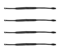 SUPVOX 4 Pair Adjustable Wrist Loop For Ski Poles Hiking Sticks Walking Stick Wristbands Outdoor Gear Straps Trekking Pole Black