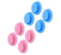 SUPVOX 4 Pairs Silicone Eye Glass Nose No Slip Pads Replacement Nose Pads for Eyeglasses Comfortable Soft Oval Shape for Toddlers Glasses with Anti-Deformation Design