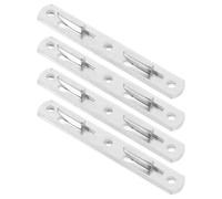 SUPVOX 4 Pairs Thickened Metal Bed Rail Brackets Bed Frame Hardware Hinge Buckles Replacement Parts