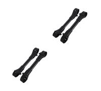 SUPVOX 4 Pcs Black Twin Stroller Connector Double Pram Adapter for Outdoor Use Durable Stroller Connector Clips to Join Two Single Carts for Families with Twins