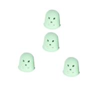 SUPVOX 4 Pcs Guitar Fingertip Protectors Silicone Finger Guards for Ukulele Mandolin Banjo Electric Guitar Pain Relief Reusable M Size Cyan