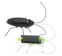SUPVOX 4 pcs Solar Powered Insect for Boys Students Educational Cockroach and Simulation Battery Science Learning Tool Powered by Sunlight