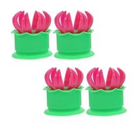 SUPVOX 4 Pieces Steam Bun Maker Set Manual Baozi Mold Kitchen Accessories Pastry Dough Press Tool for Homemade Chinese Dumplings and Pie Cooking