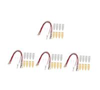 SUPVOX 4 Sets DIY Fruit Battery Science Experiment Kit for Students Educational Fruit Electricity Project High Grade Material Physics Experiment Equipment for School Science Learning and