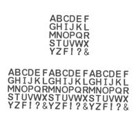 SUPVOX 4 Sets Educational Eva Foam Magnetic Letters for Refrigerator Classroom Office Lightweight Durable Black Alphabet for Learning and Spelling Practice