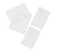 SUPVOX 4 Sheets Transparent Silicone Drum Dampening Pads for Snare and Cymbals Easy to Install Noise Reduction Silencers for Practice and Tone Control Non Damaging Quiet Drum Mute