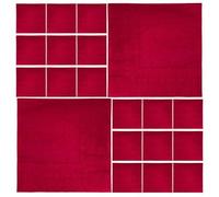 SUPVOX 40pcs Disposable Red Paper Napkins Double Layered Soft Square Design for Weddings and Engagements Elegant Simplicity Party Dinner Table Decoration Supplies