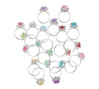 SUPVOX 40pcs Little Girls Ring Toys Girls Jewelry Ring Pack Jewelry Playthings
