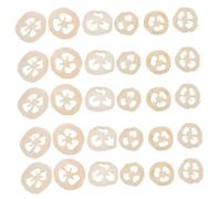 SUPVOX 40pcs Natural Loofah Slices Small Animal Chew for Hamsters Rabbits Gerbils Chinchillas Teeth Cleaning and Enrichment Treats for Healthy Dental Care