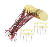 SUPVOX 40pcs Piezo Discs Acoustic Trigger for Guitar Music Instruments 27MMTL Copper Piezo Elements High Sensitivity Ceramic Sound Sensors