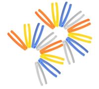 SUPVOX 40PCS Plastic Tweezers for Lightweight Fine Motor Skills Exploration Tools for Preschool Sorting Bug Catching and Science Activities Adventure Kit with Grips