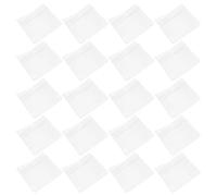 SUPVOX 40pcs Work Card Protector Cards Sleeve PVC Horizontal Badge Holder Sleeve Protective Convenient to Clean for Offices and Schools