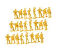 SUPVOX 45pcs Miniature Workers Models Set Plastic Construction Figures with Tools Realistic Engineering Scene Layout Props for Imaginative DIY