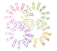 SUPVOX 48 pcs Microscope Slides with Prepared Specimens for Microbiology Education Material Safe and Practical Biology Slides for Childrens Science Experiments and Learning