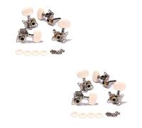 SUPVOX 4pairs Guitar Tuning Pegs Keys Machine Heads Tuners Compatible Acoustic Folk Classical Guitar Musical Instruments Parts String Tuning Pegs