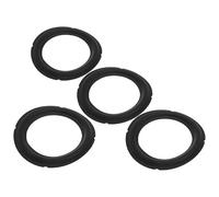 SUPVOX 4Pcs 4-Inch Speaker Rubber Edge Surround Rings for Loudspeaker Repair Round Replacement Speaker Repair Parts Compatible with 3.93Inch Systems Rubber Edge Rings for Audio